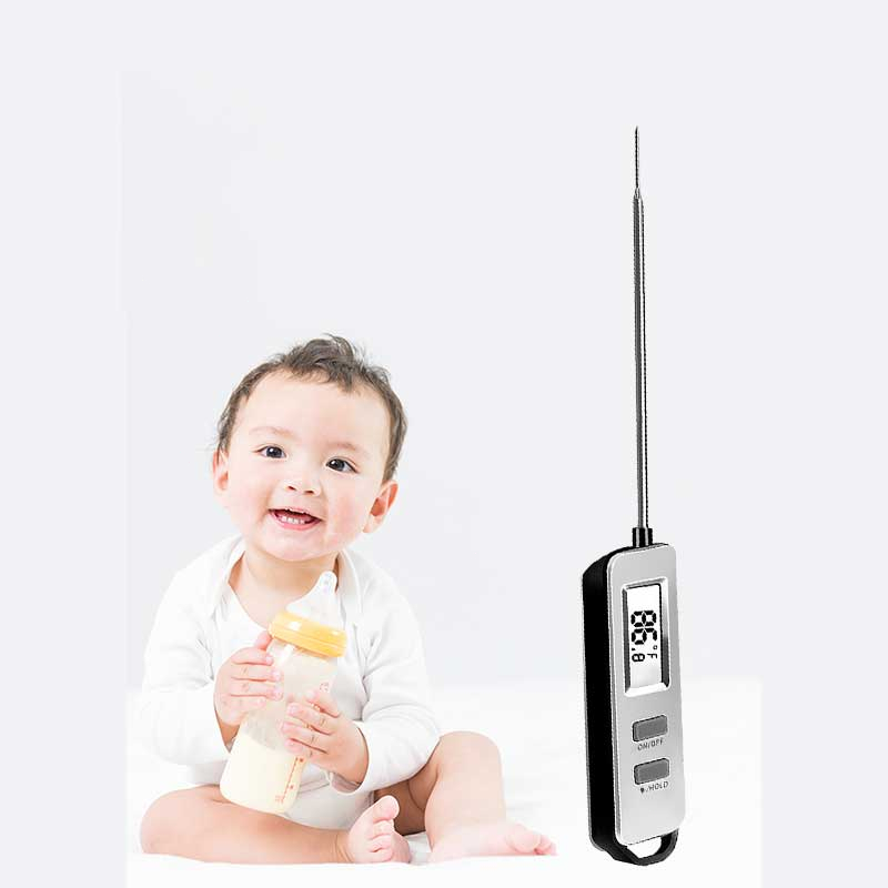 Termometer Makanan Digital Waterproof Minuman Food Thermometer Pengukur Suhu Daging Steak Kopi Susu Air Dll