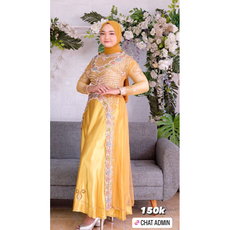 gaun pengantin preloved