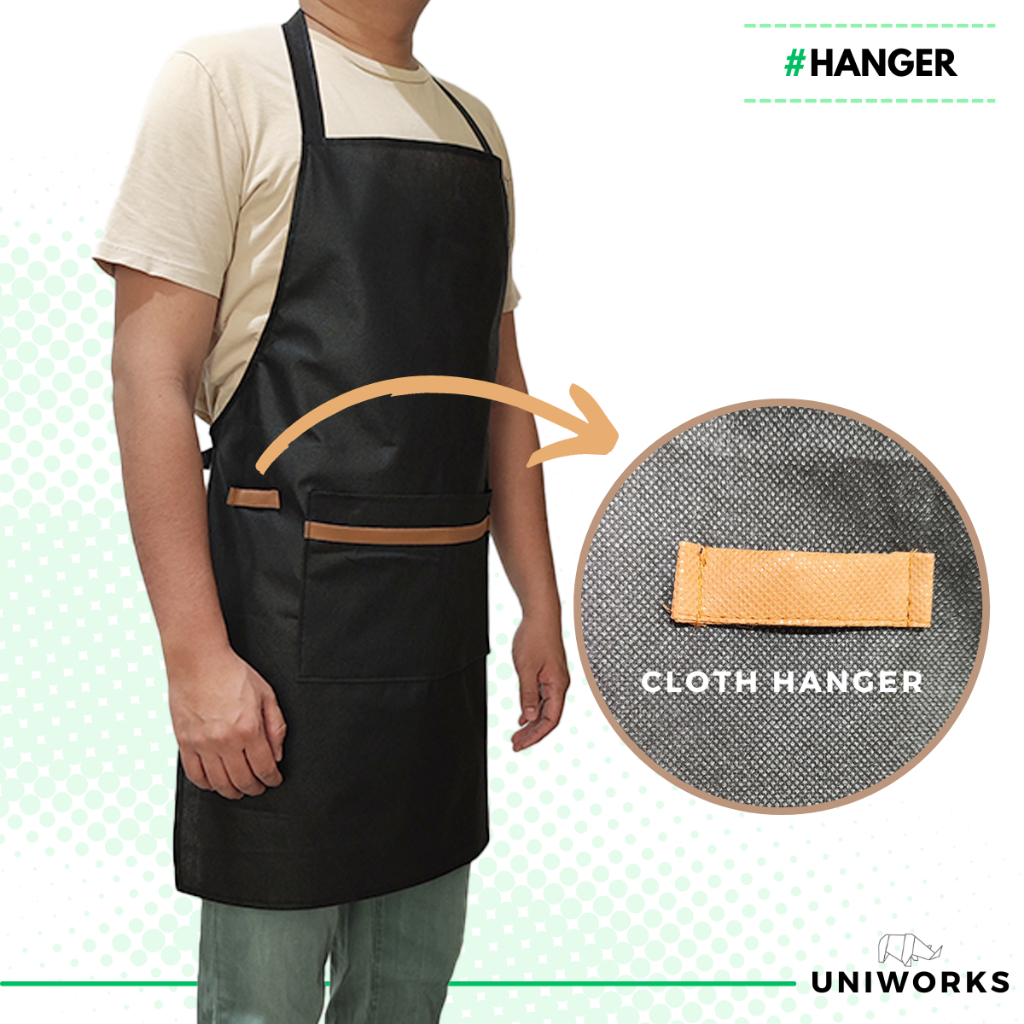 UNIWORKS Celemek Cuci Anti Air Bahan Spunbond Seri SPBN V01