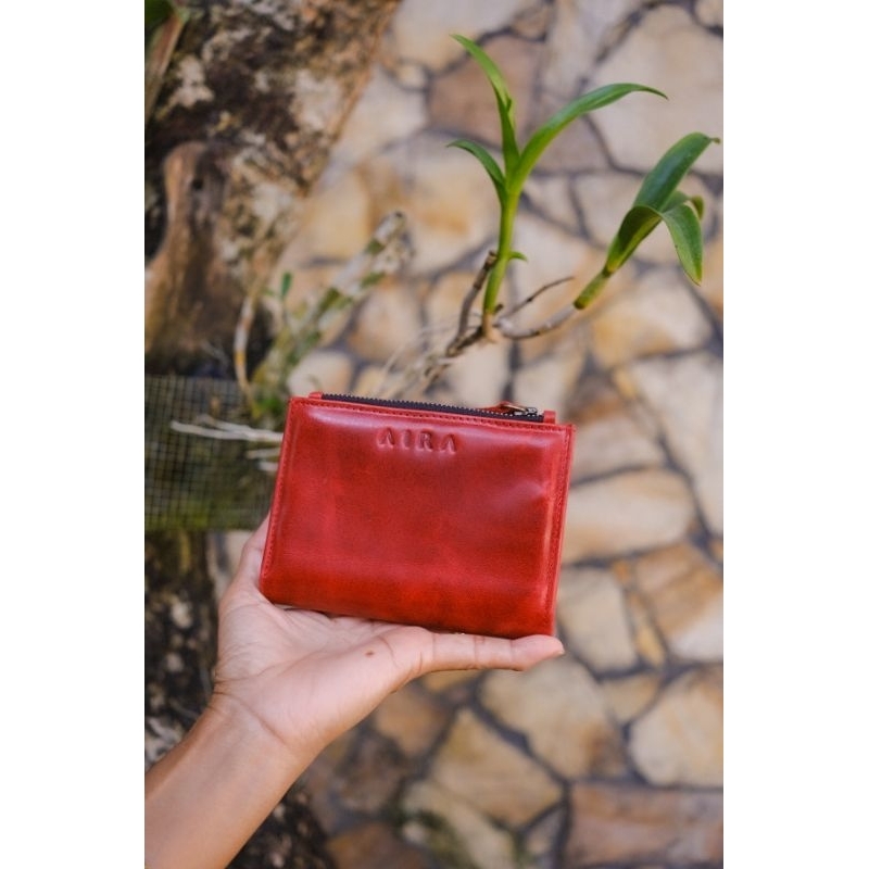 Dompet Kulit Wanita Gia Wallet Lipat 13 Slot Kartu