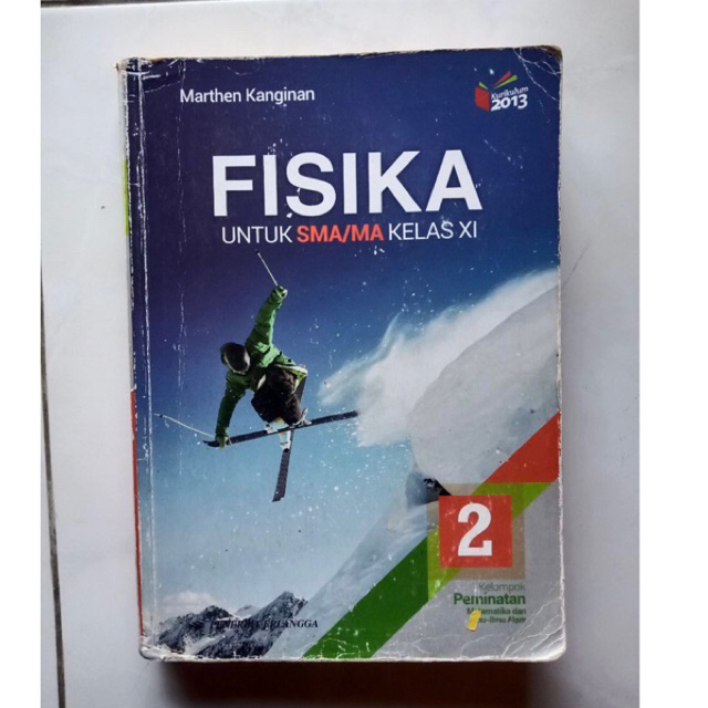 

(Second) Buku Fisika Kelas XI / Kelas 11 Penerbit Erlangga SMA - Marthen Kanginan Preloved