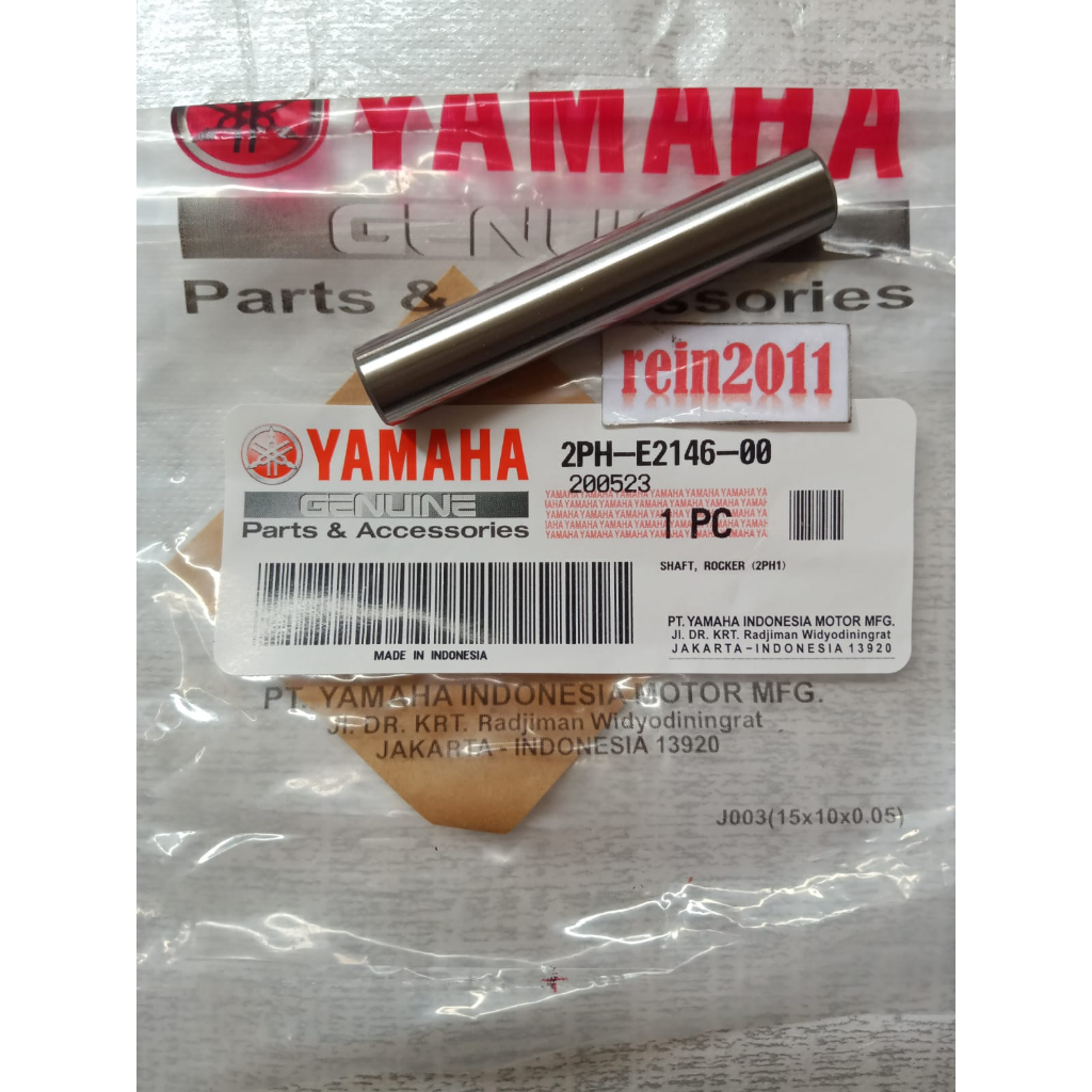 SHAFT AS PEN PELATUK PLATUK KLEP FAZZIO FREEGO FINO 125 GRAND FILANO ASLI ORI YAMAHA 2PH E2146 00