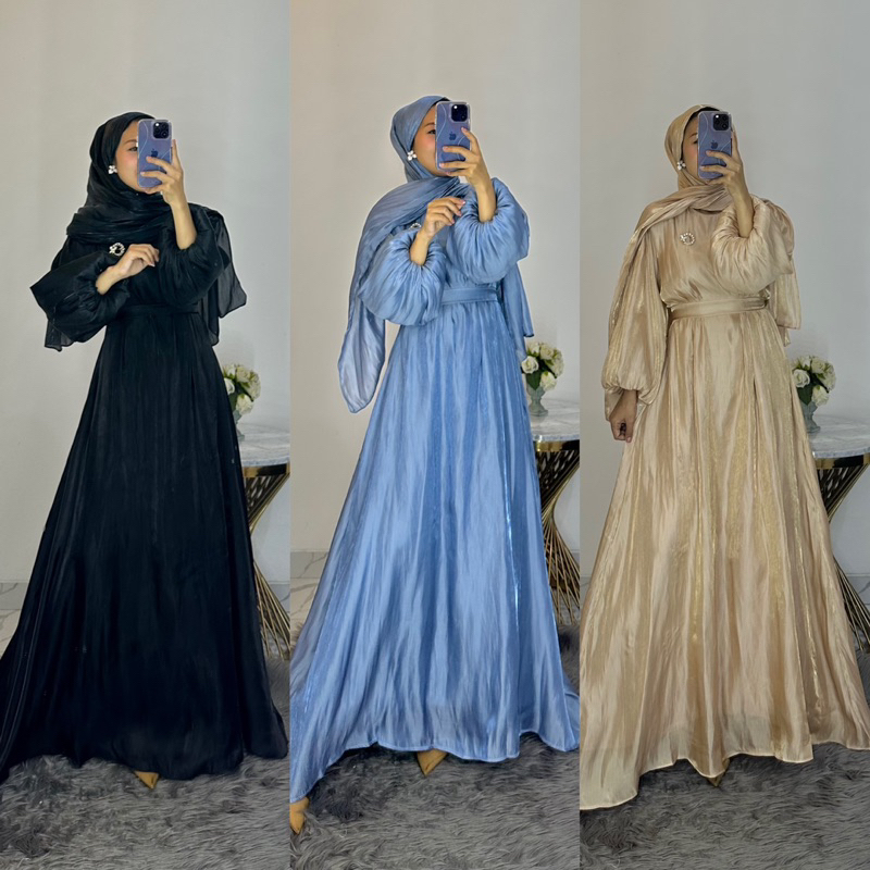 luna shimer full puring set pashmina
