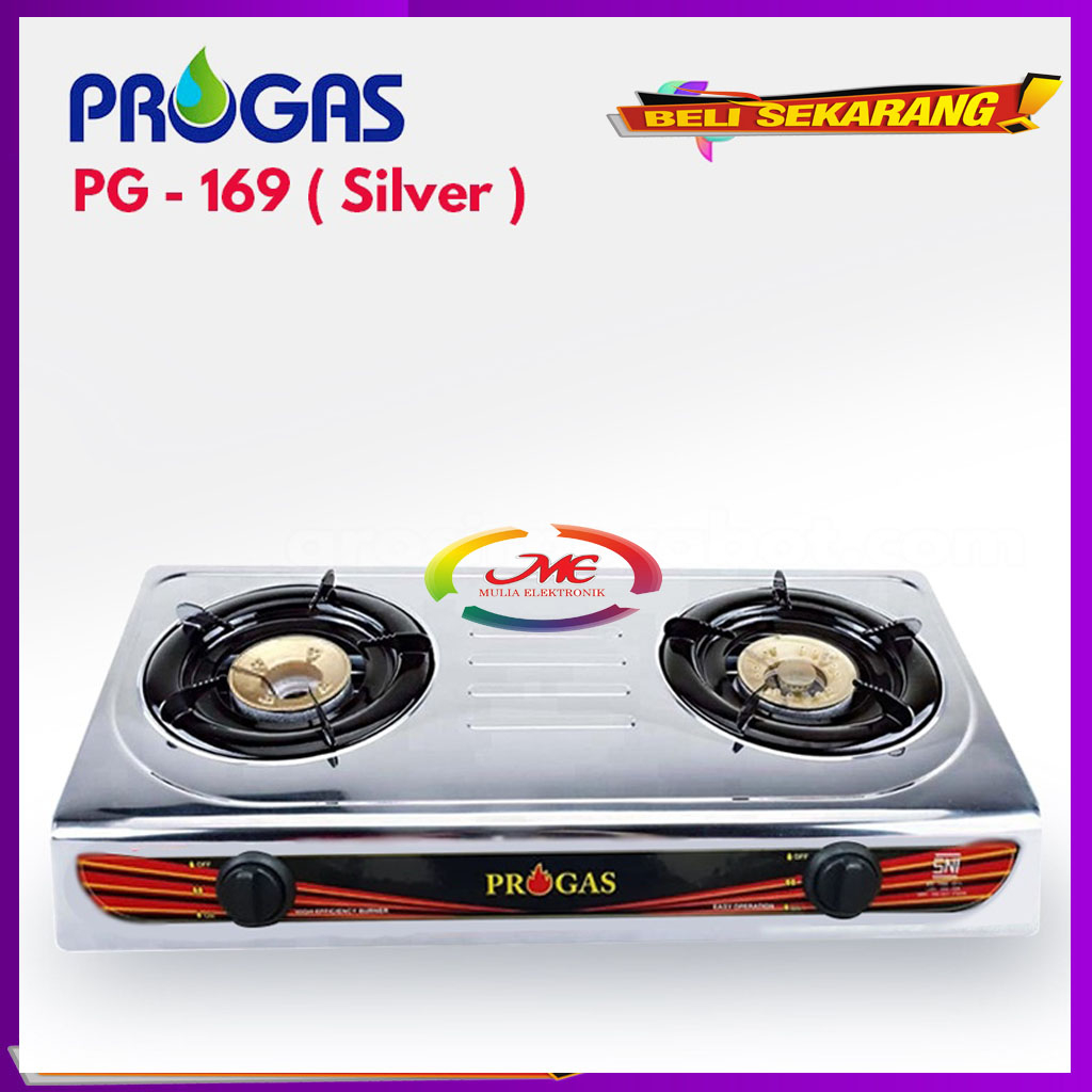 Kompor Gas 2 Tungku SNI Plat Stainless Burner api biru kuat kokoh mantap