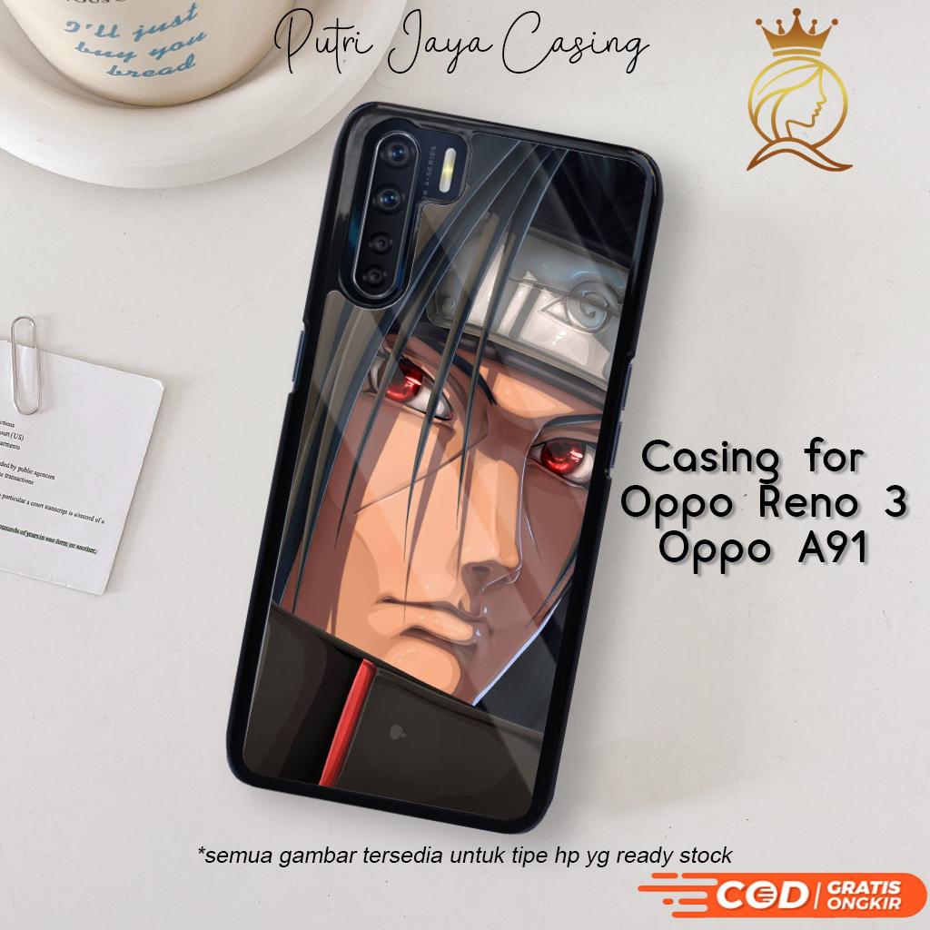 Case Hp Oppo Reno 3 A91 Casing Oppo Reno 3 A91 Motif ANIMEITACHI Casing Terbaru Case Karakter Lucu K
