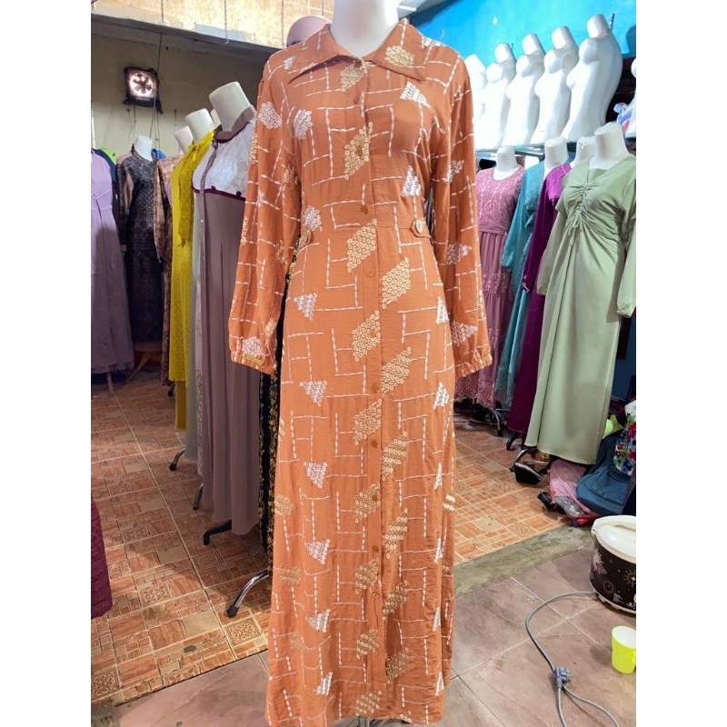 GAMJS KATUN BORDIR/GAMIS WANITA