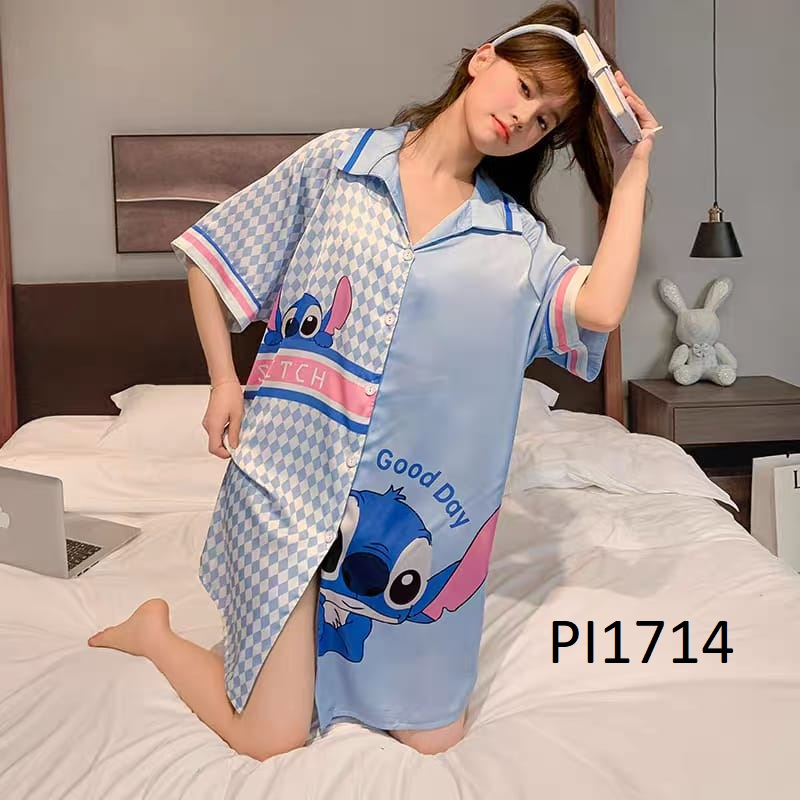 PIYAMA DASTER SUTERA WANITA PI1714