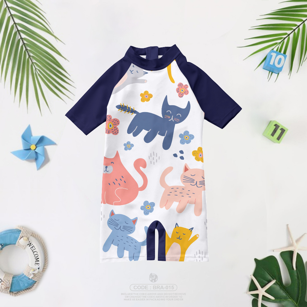 Baju Renang Anak Karakter Hewan Baju Renang Swimsuit