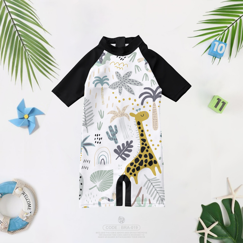 Baju Renang Anak Cewek Cowok Karakter Hewan
