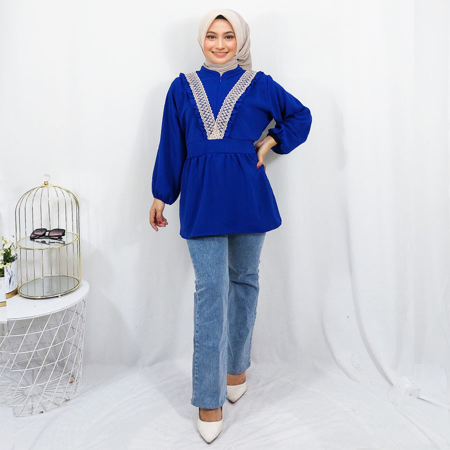 PREMIUM SK BLOUSE BUSUI COMFY CRINKLE AIRFLOW KATUN WANITA GL FASHION