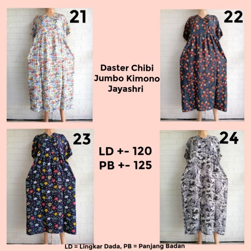 DASTER JUMBO KIMONO JAYASHRI LD +- 120 RAYON PREMIUM ADEM BUSUI FRIENDLY