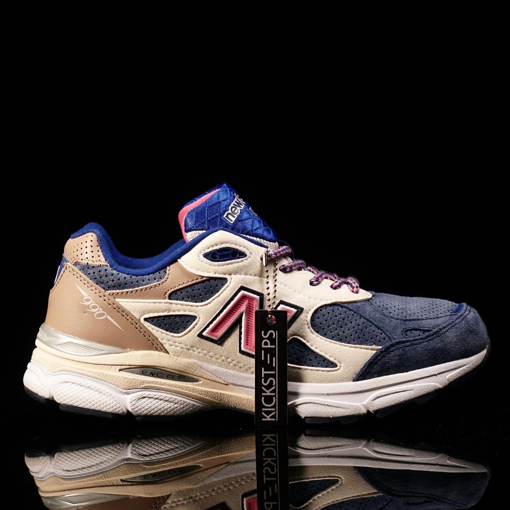 NB - 990 V3 "Navy Cream" - HIGH QUALITY PREMIUM SNEAKERS