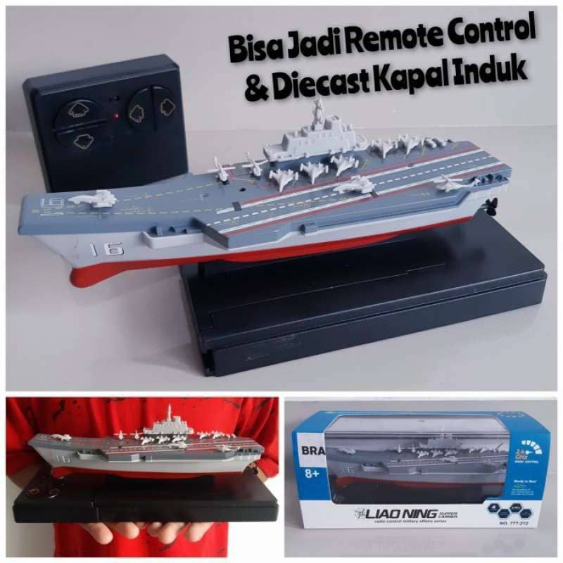 Mainan Kapal Remote Control / Rc Kapal Tempur / Kapal Remote 777-212 / Miniatur kapal Perang / Maina