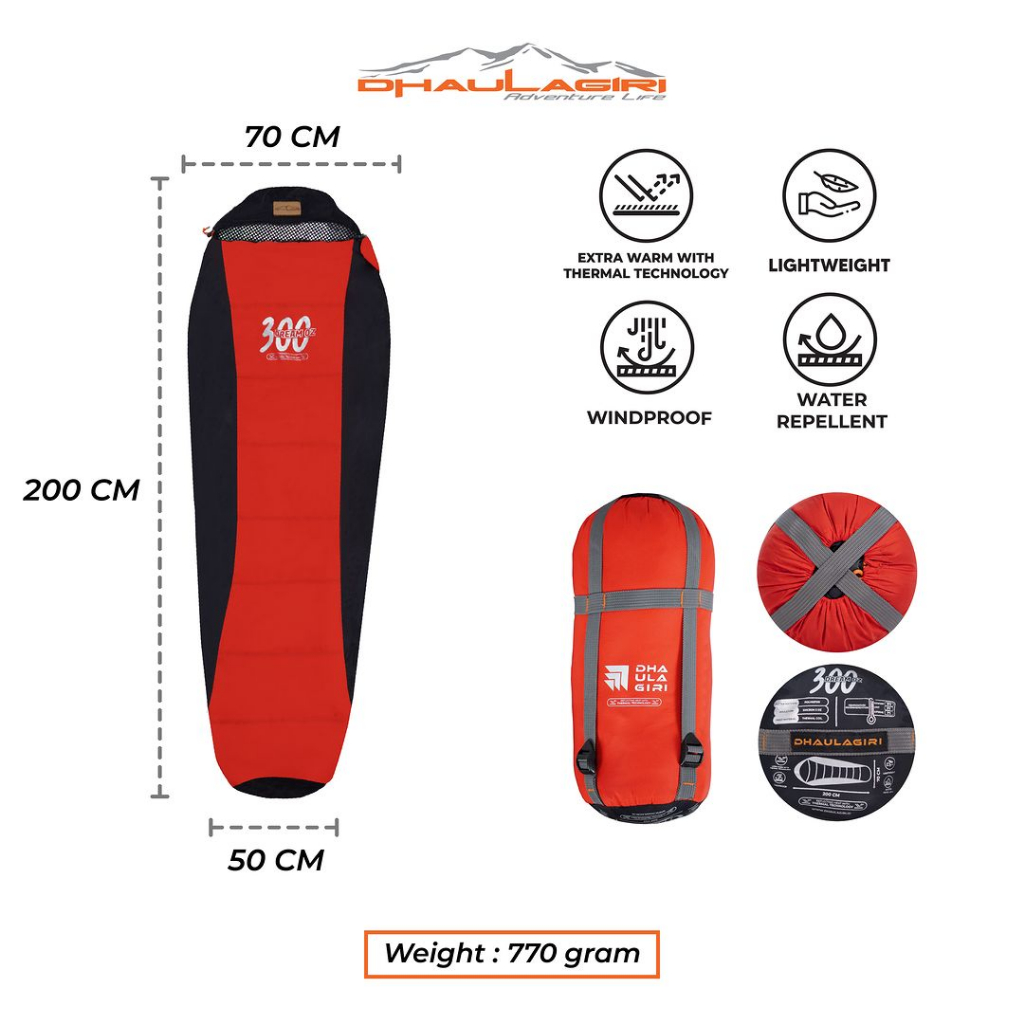 Sleeping Bag Dhaulagiri Dreamoz 300 Thermal Tech