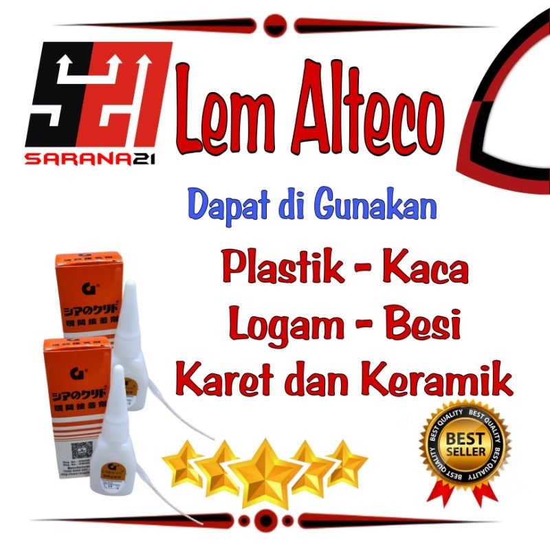 

Lem Korea Alteco Power Glue Lem Tetes Cair Lem Serba Guna