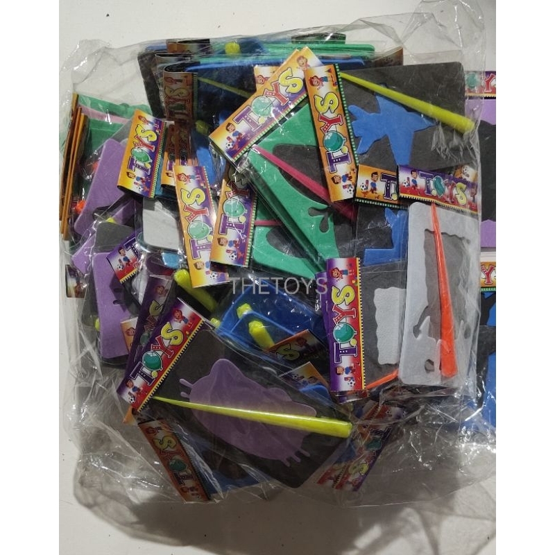 

Mainan 20 Pcs Gliter Spon Mix