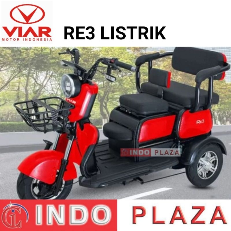 SEPEDA LISTRIK VIAR RE3 GARANSI RESMI