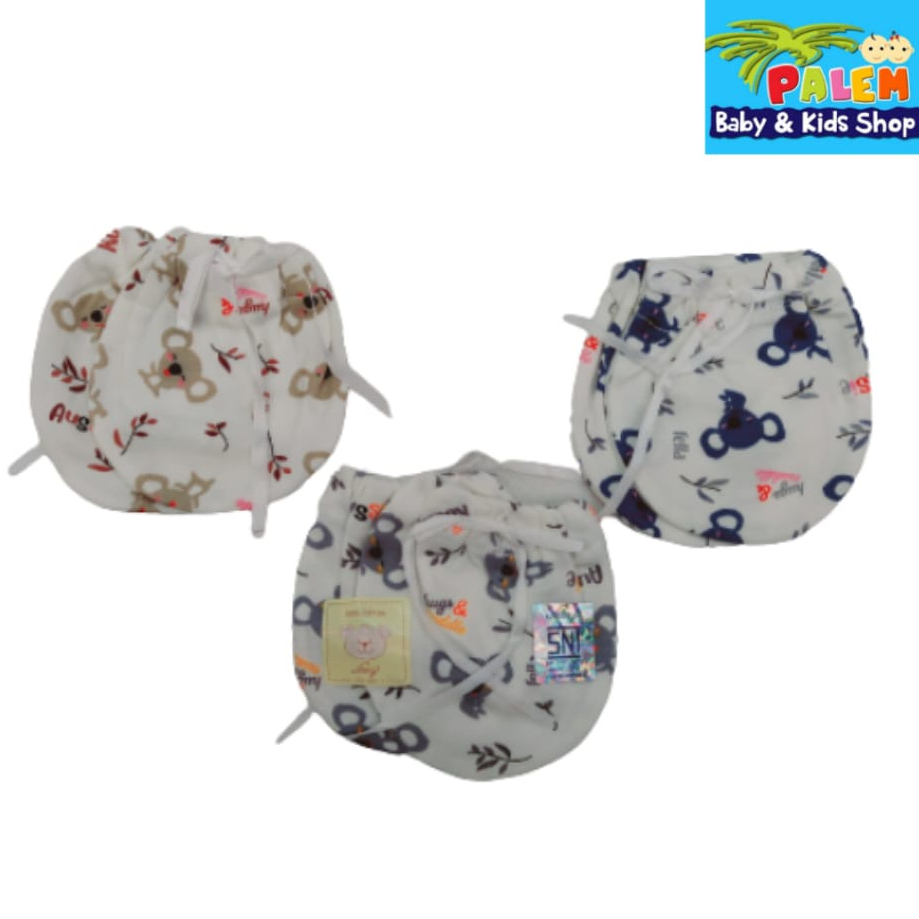 NARY Sarung Tangan Bayi Motif &amp; Warna 2Pcs Termurah