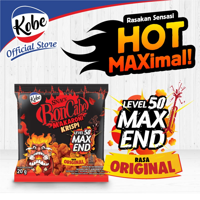 

BonCabe Snack Makaroni Krispi Level 50 Max End 20gr