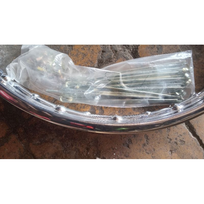 Velg ring 17x140 + jari-jari belakang jupiter z burhan/vega r new/vega zr