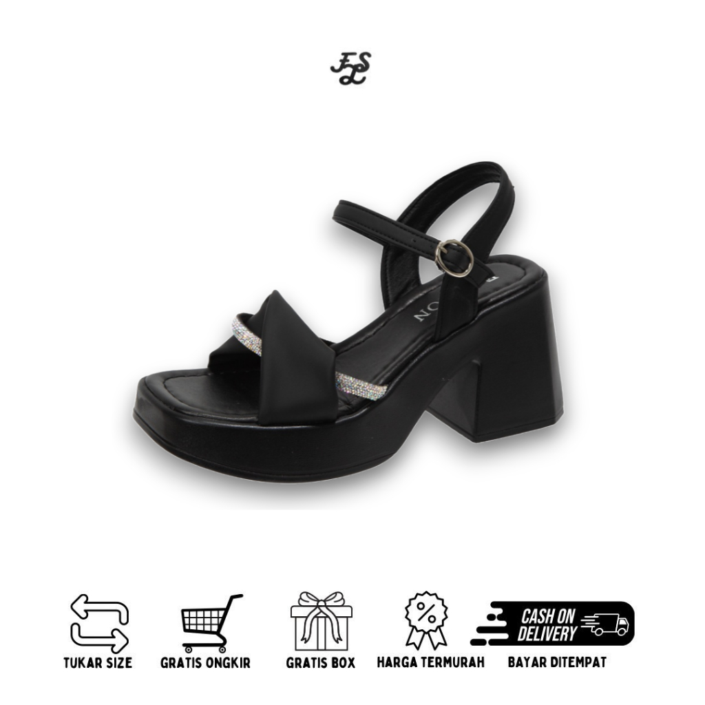 LUMMYSHOP SEPATU WANITA DWAYNE HEELS FLATFORM SANDAL SNEAKERS PREMIUM