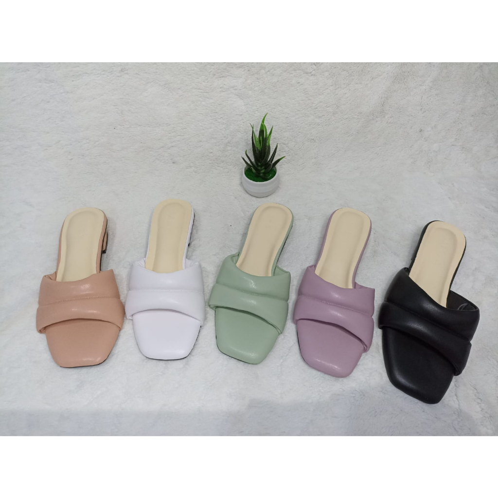 MD NEW BRAND Sandal wanita heels Bianca terbaru hak 3cm