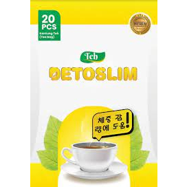 Teh Detoslim 1 Bungkus Teh Diet Penurun Berat Badan Teh Kurus Alami