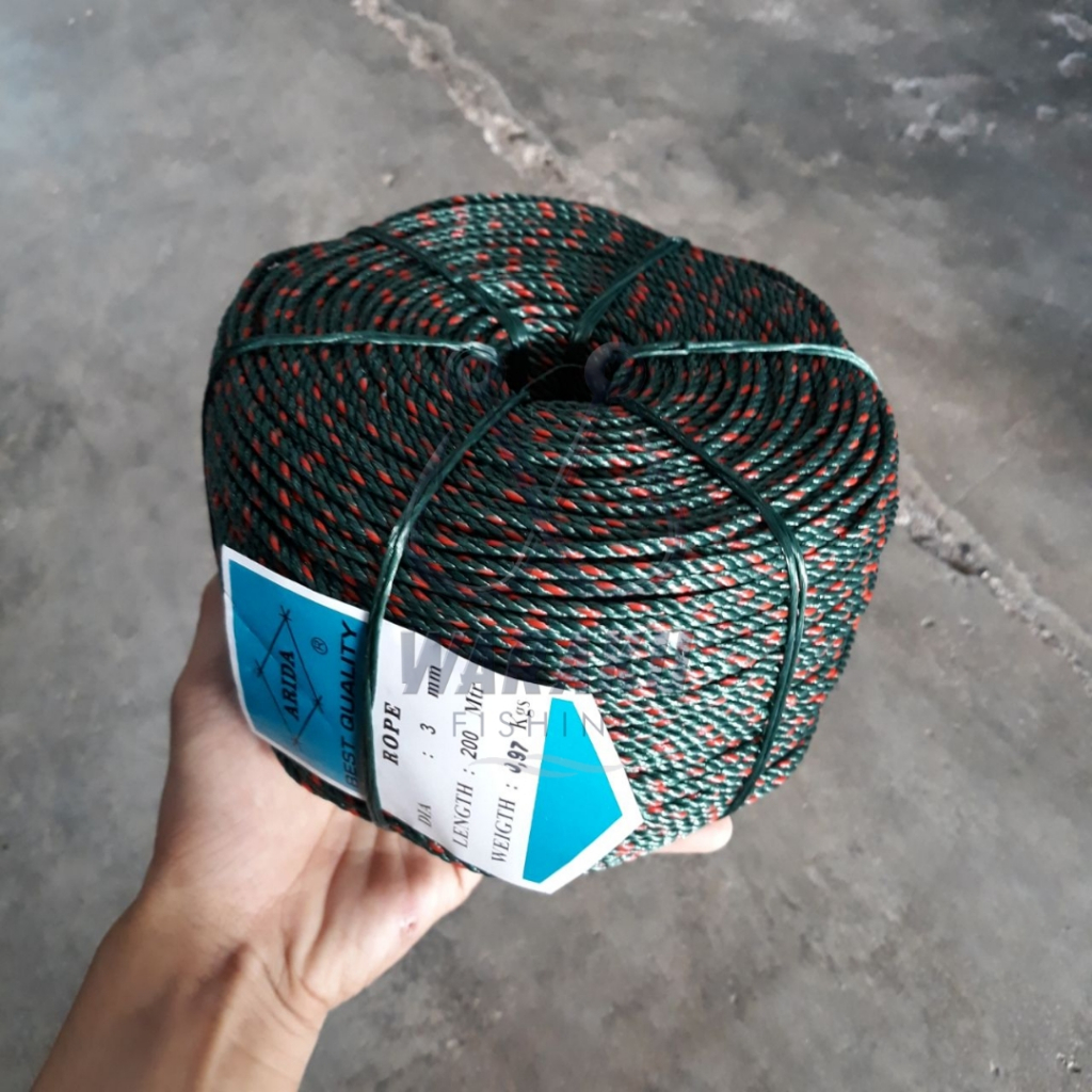 GROSIR Tali PE Arida 3mm Panjang 200 Meter