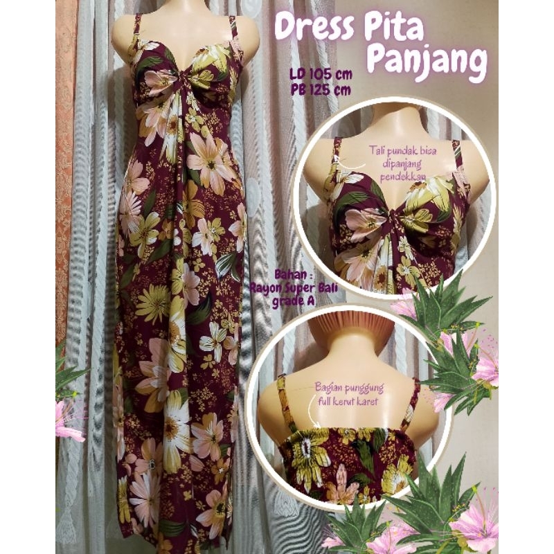 Daster pita kupu //Dress pita //Dress singlet Bali