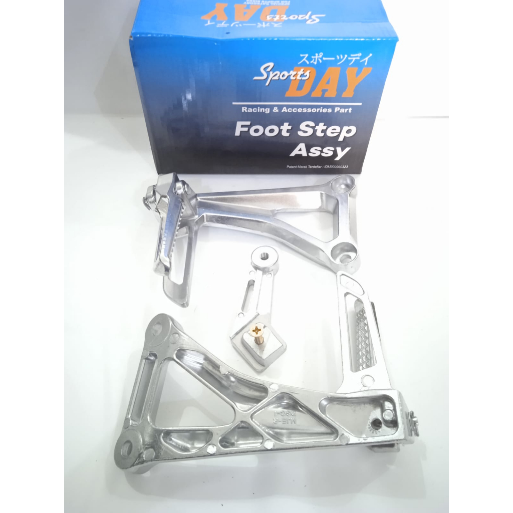 POSTEP CBR650 FOOTSTEP CB 650 R BOSTEP POWER CBR 650 SET PIJAKAN KAKI TEBAL IMPORT DETAIL ORI MERK SPORT DAY COCOK BUAT CB GL MP TIGER