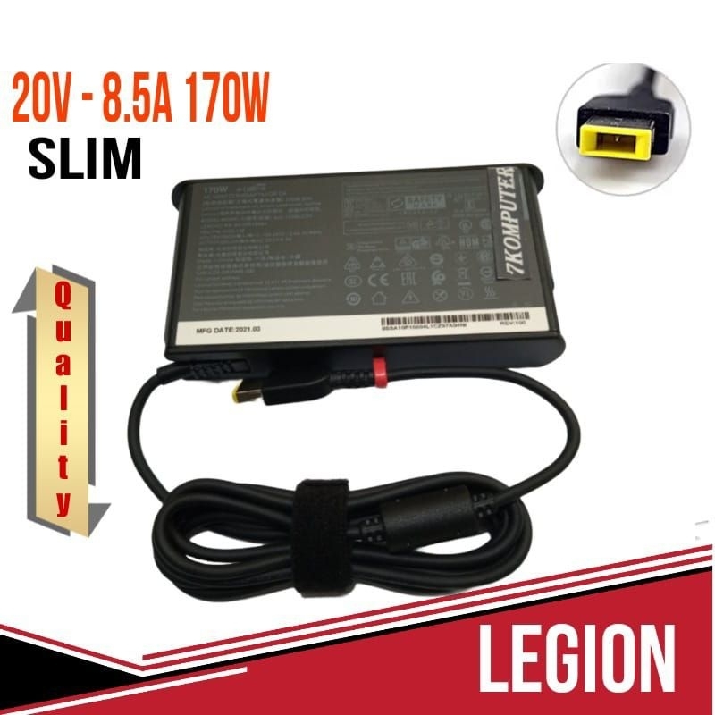 Adapter Charger Laptop Lenovo Legion 5 15IMH05 82AU 15ARH05 82B5 17IMH05 20v - 8.5A 170W Slim