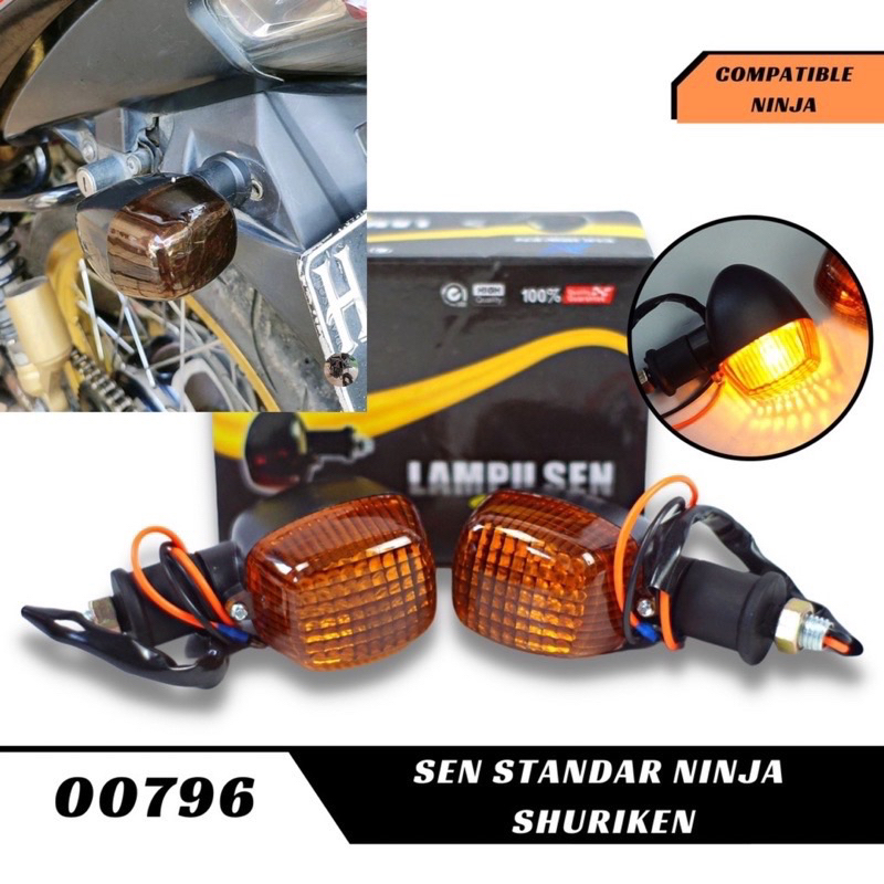 Sen Sein Ninja RR Ninja R Ninja ss Ritting Riting Lampu Sein ninja rr r s Sein Standart ninja rr ninja r ninja s harga 2pcs