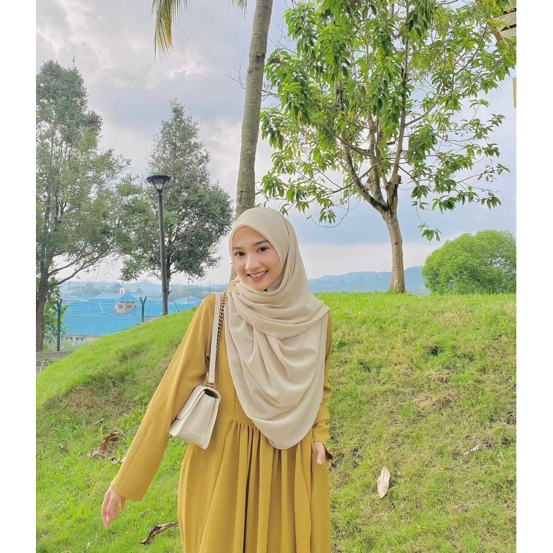 yut Khimar Segi Empat Oval Set Cadar Khimar Malay Curve Ceruty Babydoll