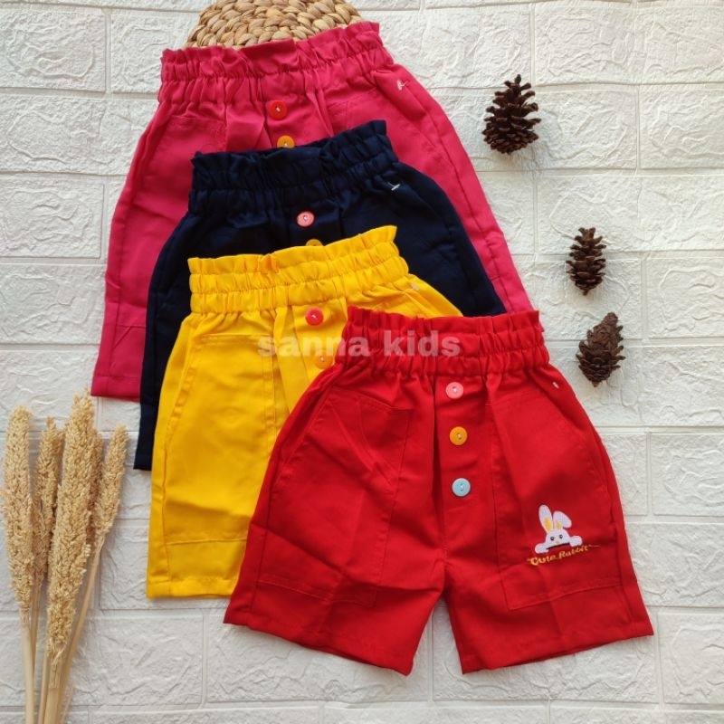Hotpants Celana Pendek Motif Anak Cewek / bawahan anak perempuan