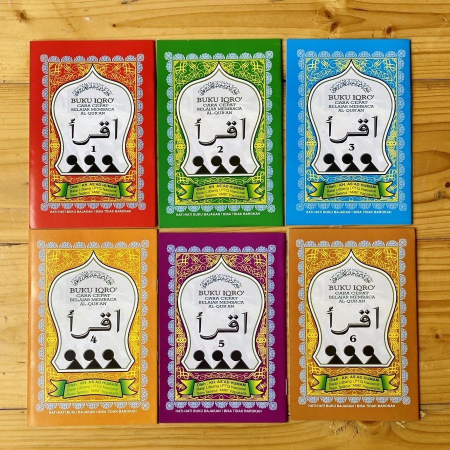 Buku IQRO Per Jilid Ukuran Kecil Jilid 1 Sampai 6
