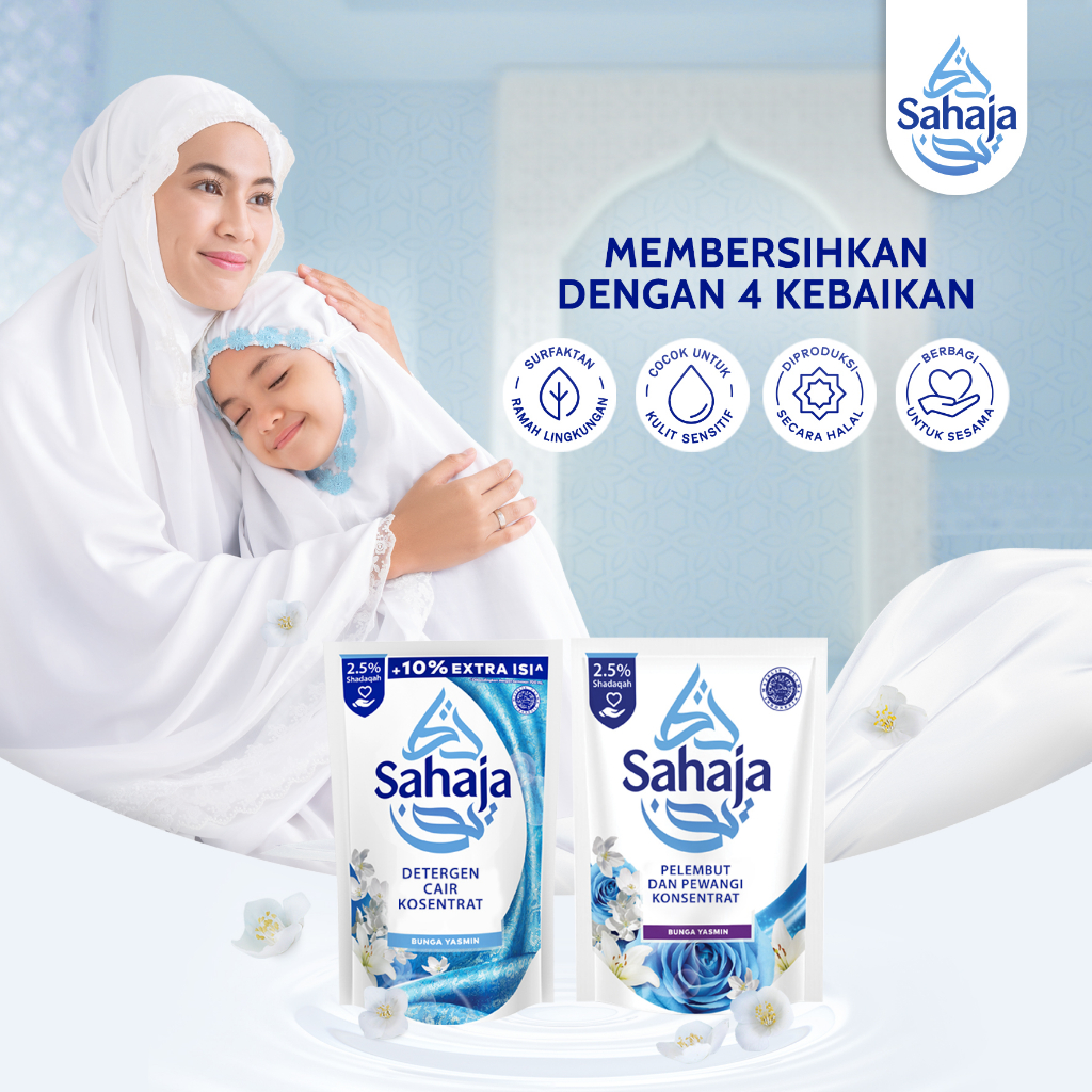 Sahaja Pelembut dan Pewangi Konsentrat Bunga Yasmin 720mL