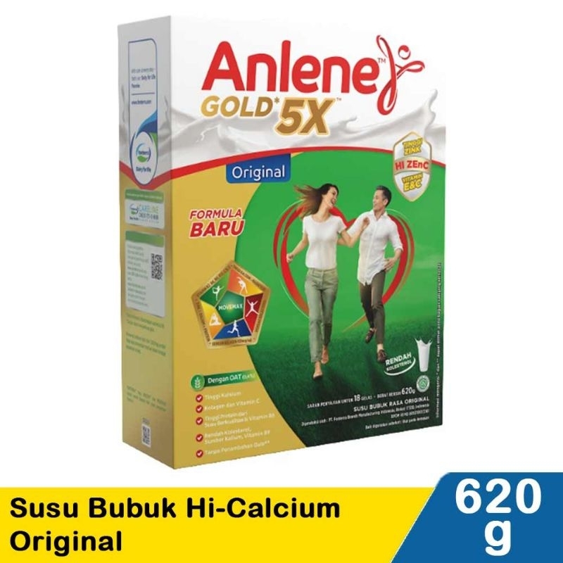 

Anlene Gold Plus 5X Hi-Calcium Original 620G