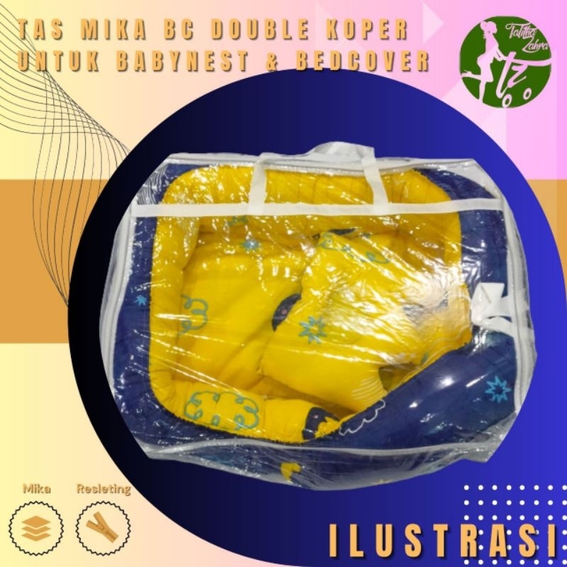 Tas mika tas plastik mika babynest kasur bayi kasur baby tas mika bedcover tas mika bansui