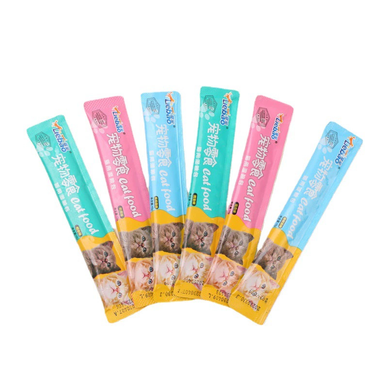 Snack Kucing Kitten Adult Hewan Peliharaan 15g/Strip Liebao Snack Pengemukan Kucing - makanan basah kucing cemilan sehat