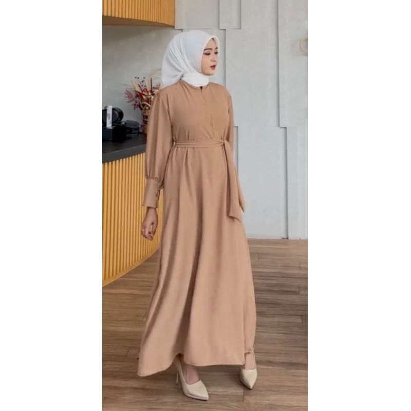 GAMIS CRINKLE AIRFLOW REMPEL  BUSUI//BUSANA MUSLIMAH SELEBGRAM