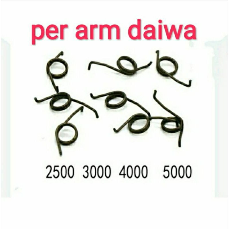 PER ARM REEL DAIWA SPINNING 2500 3000 4000 5000