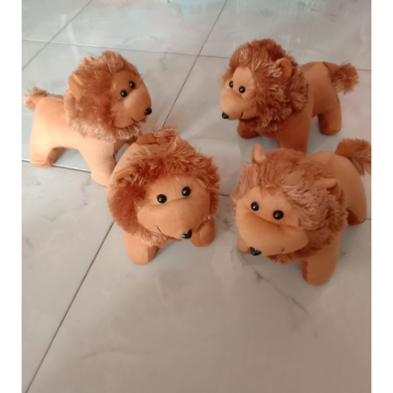 Boneka singa boneka lion ukuran 25cm mainan anak virall murah