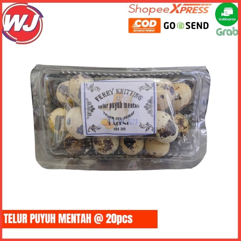 

TELUR PUYUH MENTAH @ 20pcs