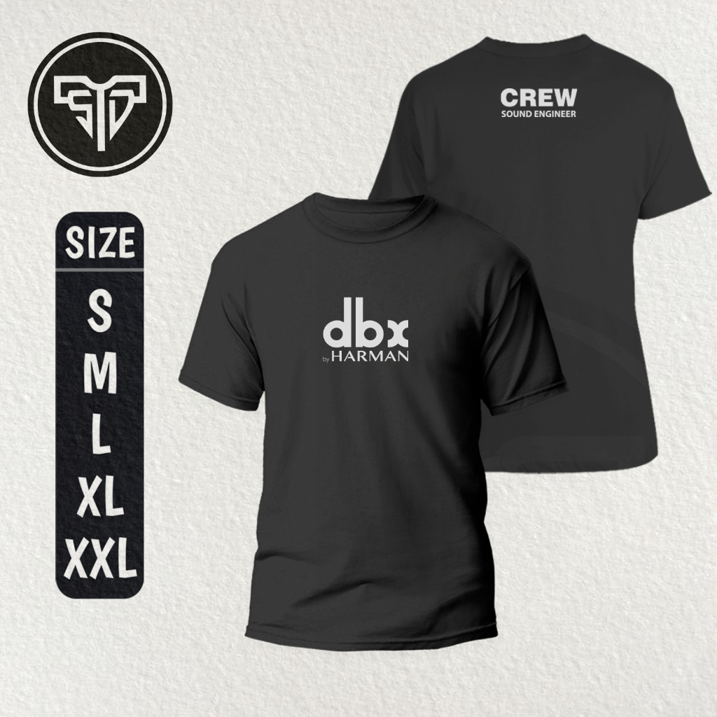 Baju DBX Sound Engineer Edition (Logo Besar) | Baju Sound | Baju Crew Sound