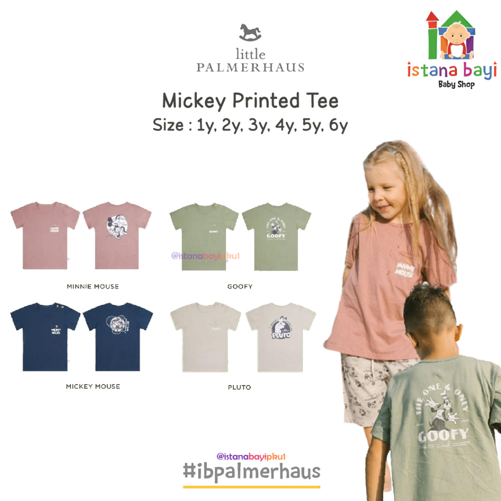 Palmerhaus Disney100 Printed Tee  -  Kaos anak