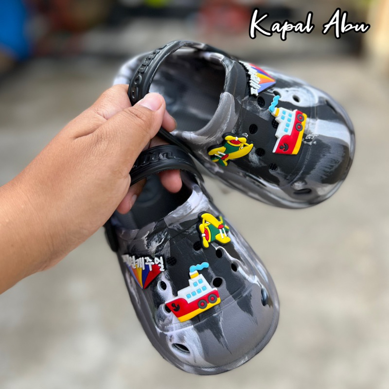 TERBARU ! Sandal Baim Anak size 0 1 2 3 4 5 Tahun pelangi Marbel Kapal Jelly Fuji