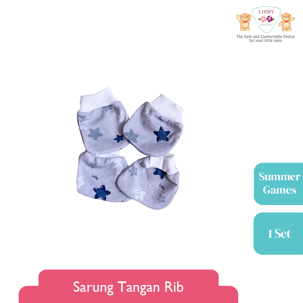 LIBBY Sarung Tangan &amp; Kaki Motif Summer Games Motif Terbaru By Libby (1pcs/set)