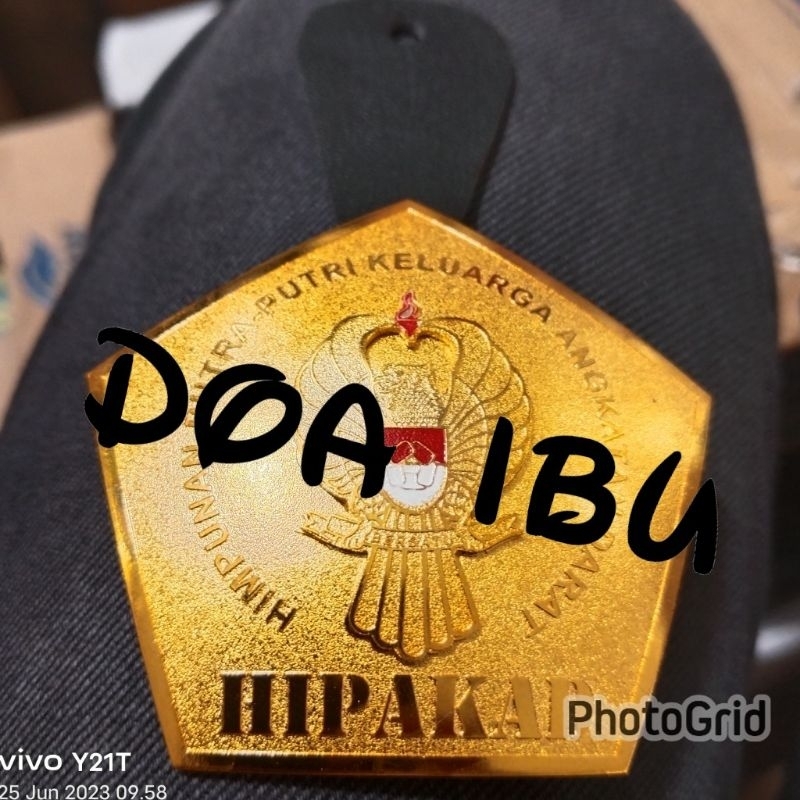 

best seller tanda jabatan HIPAKAD/HIMPUNAN PUTRA PUTRI KELUARGA ANGKATAN DARAT kuning-paku