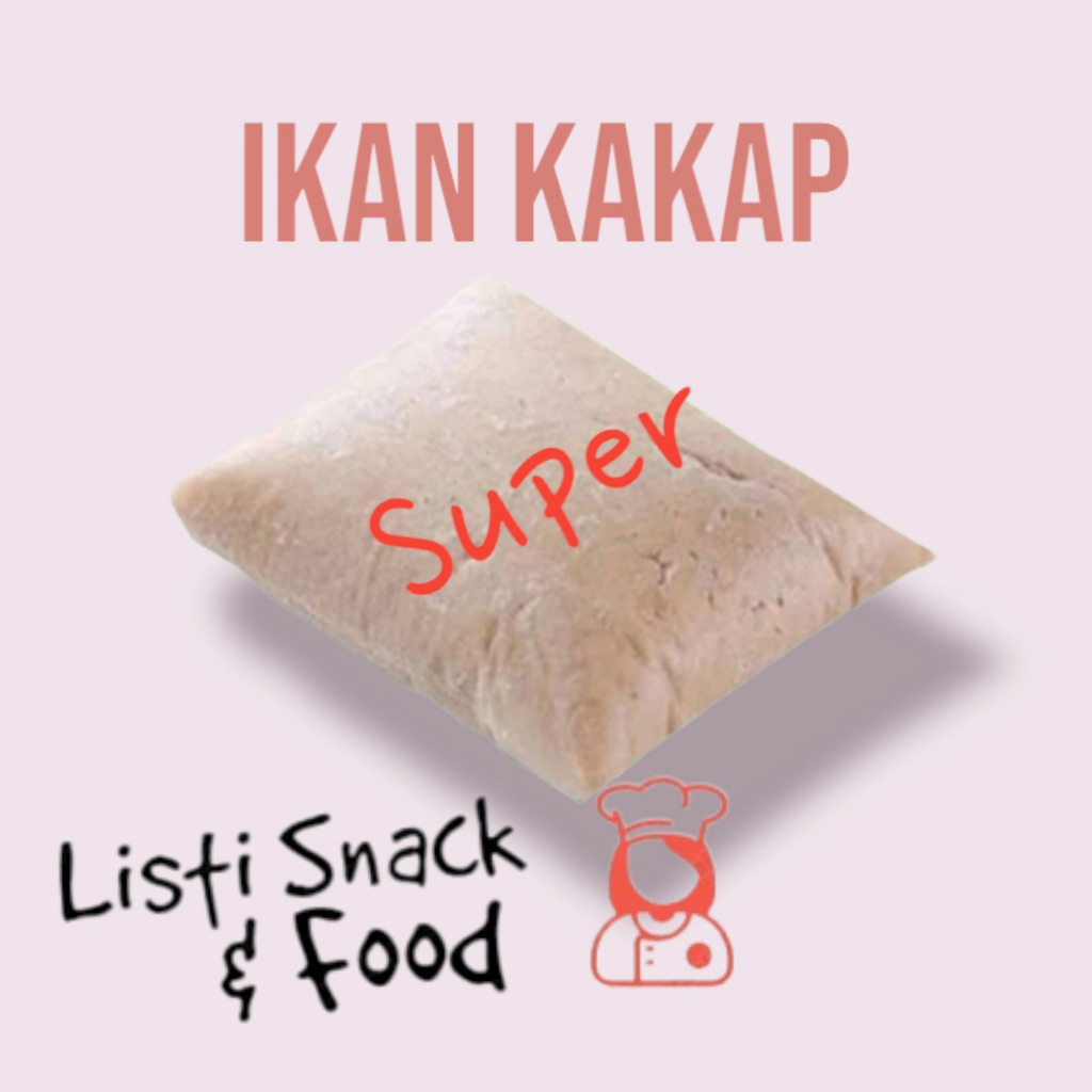 

Ikan Kakap Giling Super / Daging Kakap Giling Tanpa Tulang / Kakap Giling Segar - 1 KG