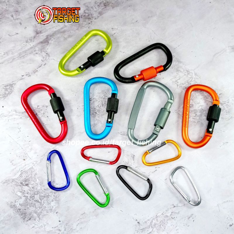 Carabiner / Gantungan Box lure &amp; Lipgrip dll